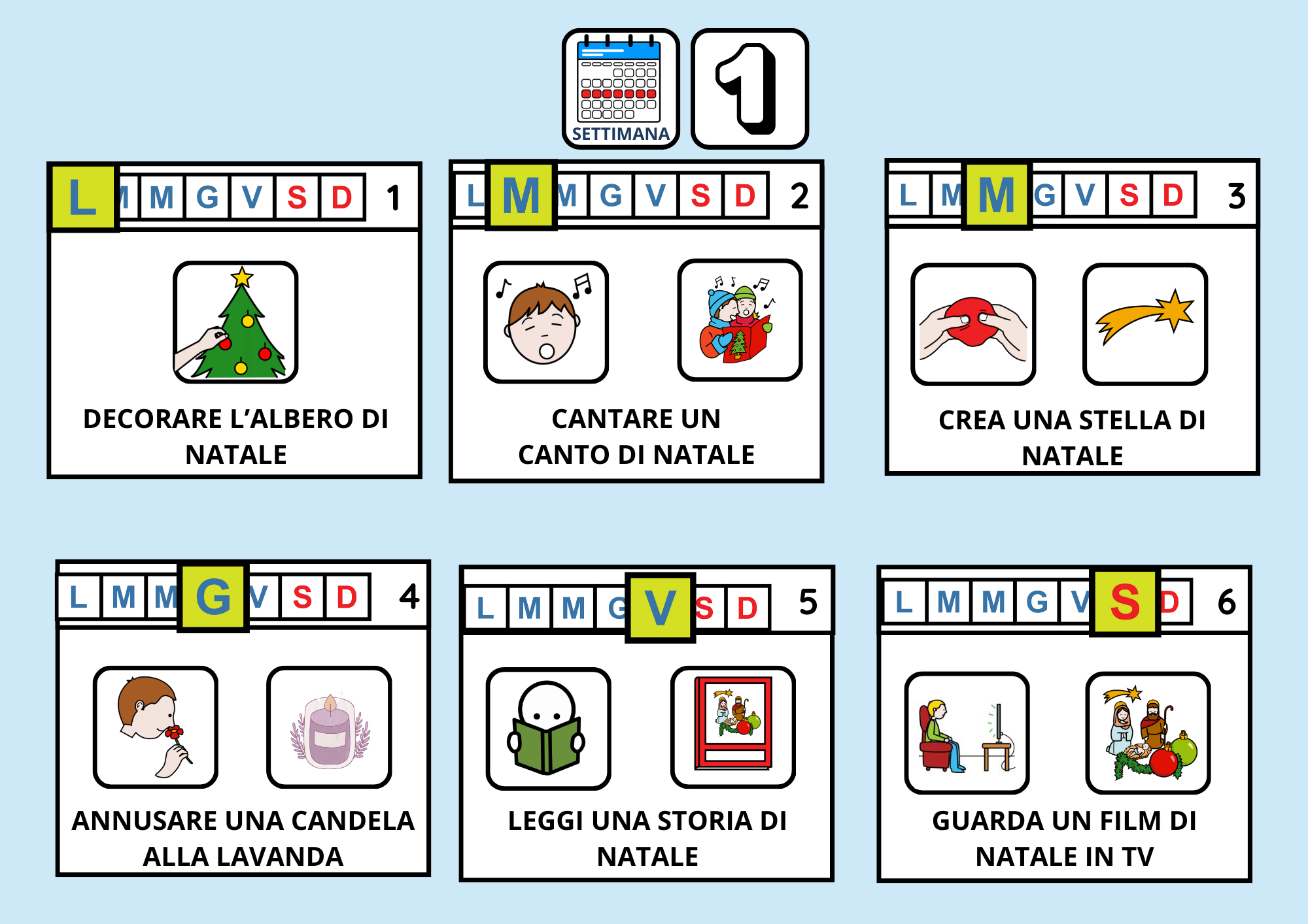 IL MIO CALENDARIO DELL’AVVENTO